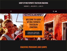 Tablet Screenshot of giddyupmultisports.com